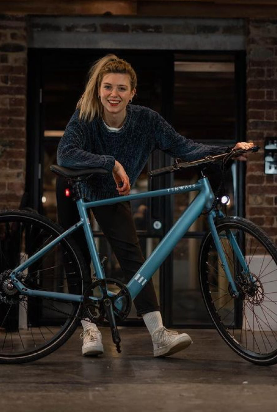 leichtes e bike mit riemenantrieb
